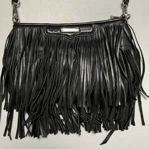 Rebecca Minkoff mini fringe crossbody bag